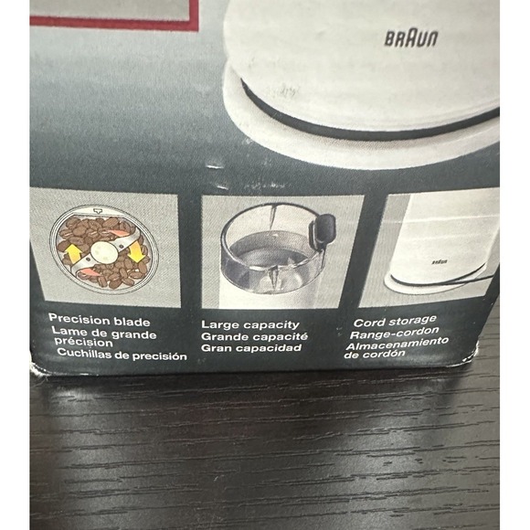 Braun Aromatic Coffee Grinder Gourmet Edition KSM-4 2.5 oz Box & Instructions - Picture 8 of 14